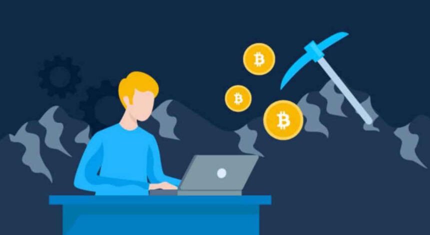Bitcoin mining process