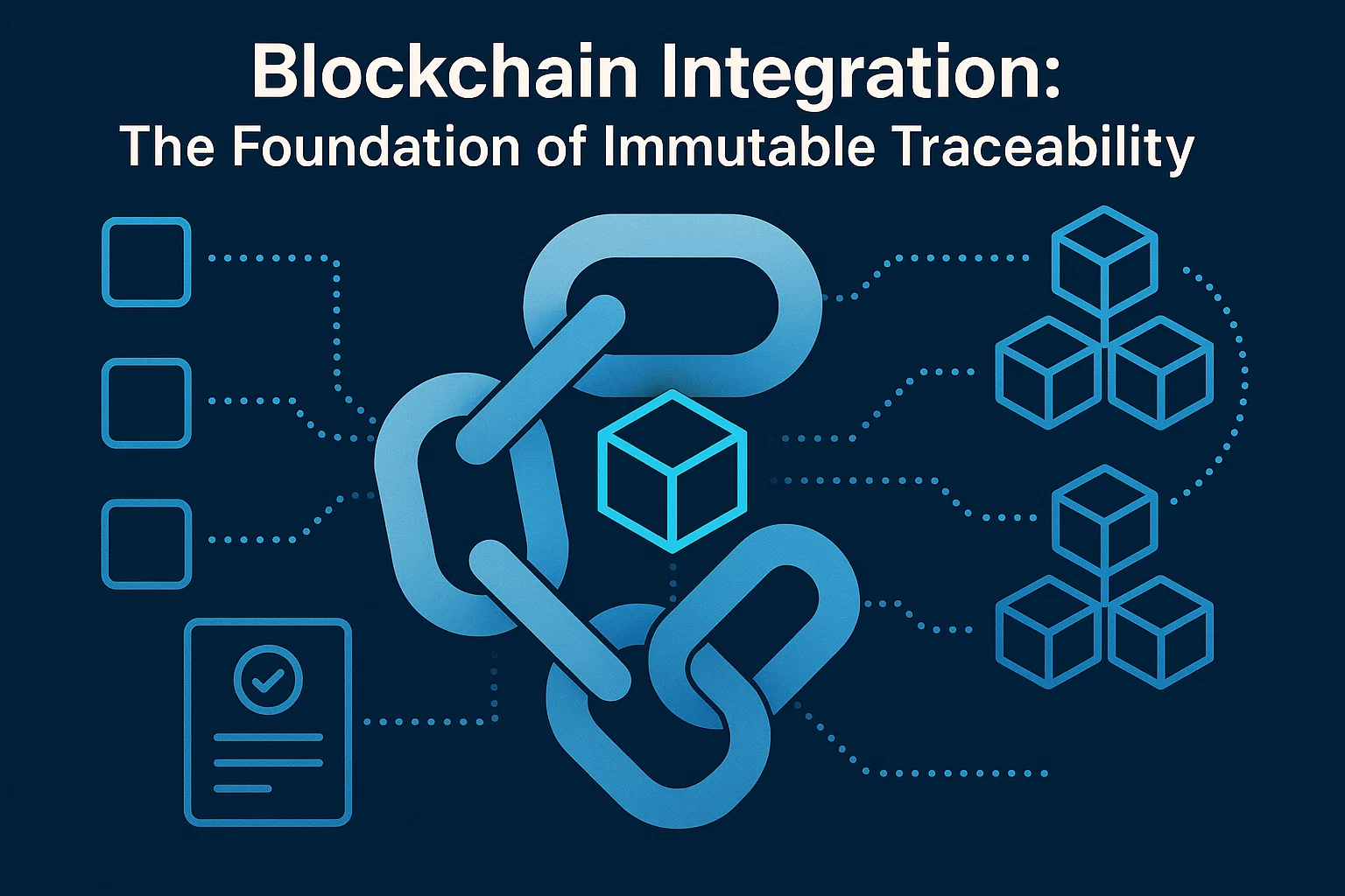 Blockchain Integration: The Foundation of Immutable Traceability