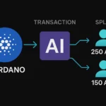 Cardano AI transaction split