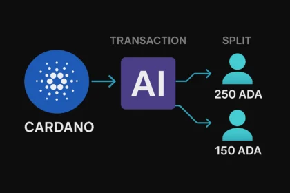 Cardano AI transaction split