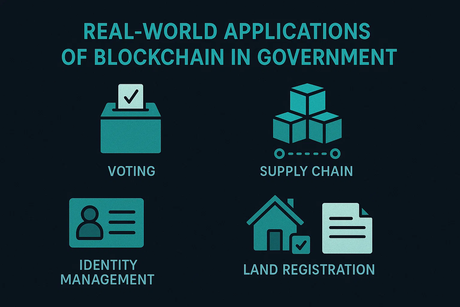 Real-World Applications of Blockchain in Government