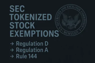 SEC tokenized stock exemptions