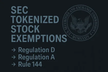SEC tokenized stock exemptions