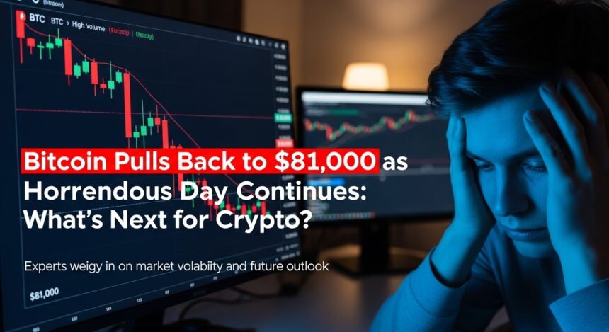 Bitcoin Pulls Back to $81,000 as Horrendous Day Continues What’s Next for Crypto