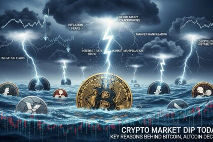 Crypto Market Dip Today Key Reasons Behind Bitcoin, Altcoin Declines