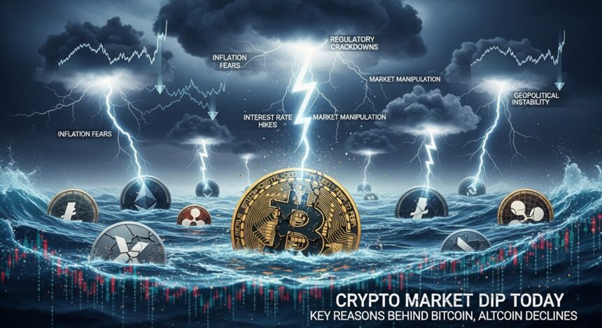 Crypto Market Dip Today Key Reasons Behind Bitcoin, Altcoin Declines