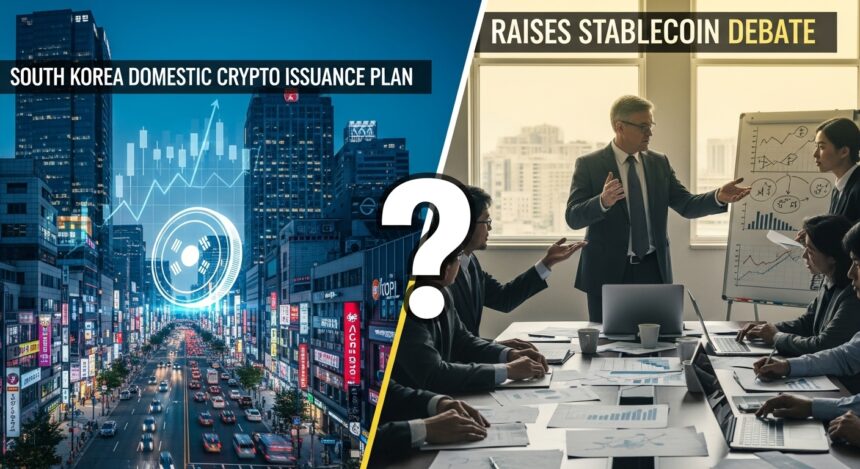 South Korea Domestic Crypto Issuance Plan Raises Stablecoin Debate