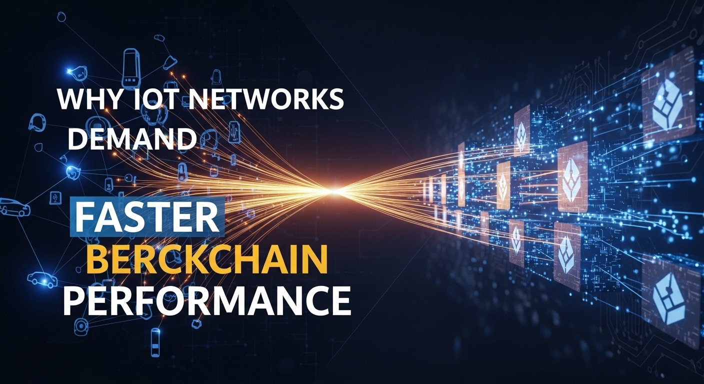Why IoT Networks Demand Faster Blockchain Performance