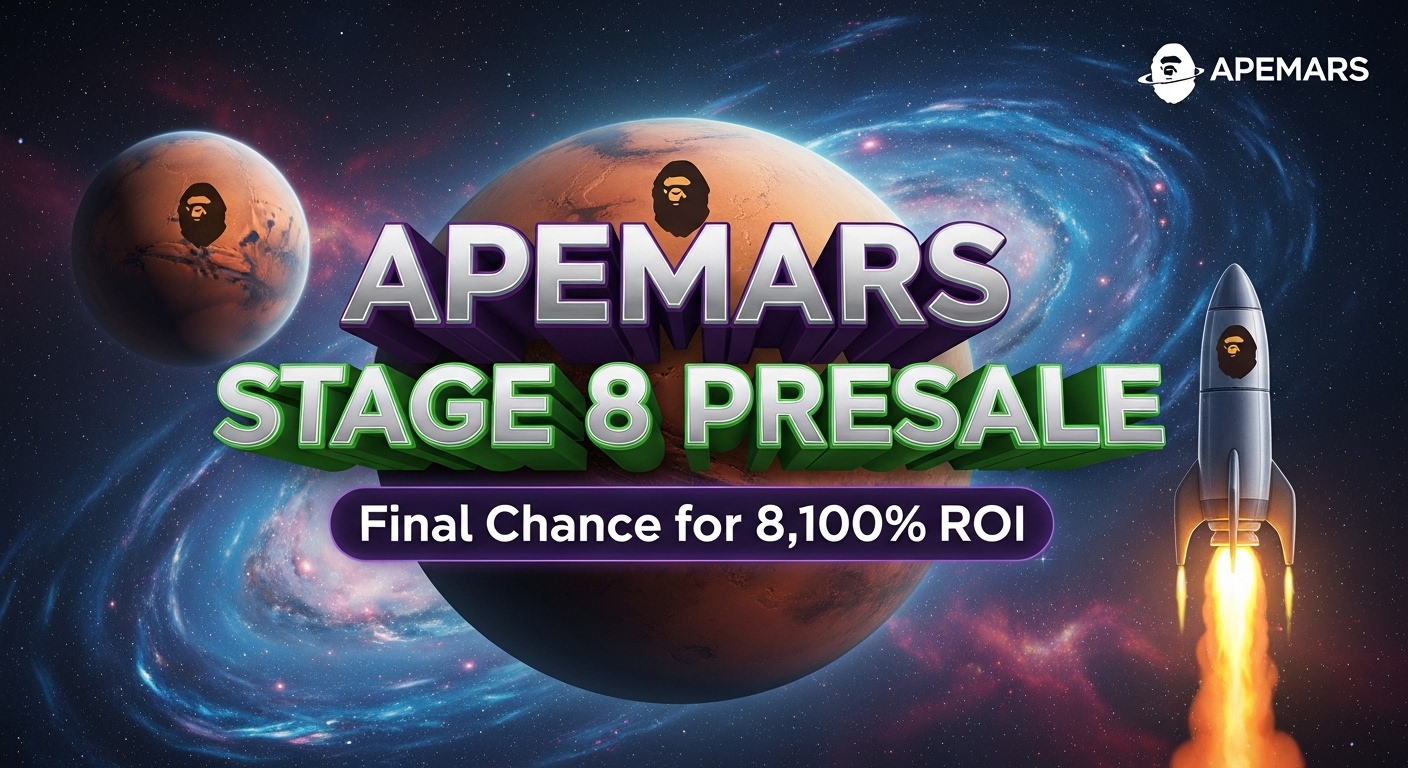 APEMARS Stage 8 Presale Final Chance for 8,100% ROI