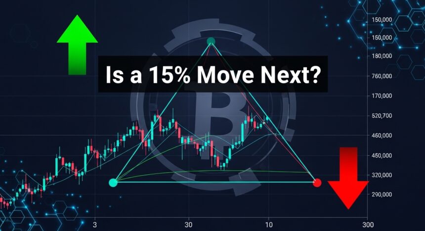Bitcoin Consolidating in a Triangle—Is a 15% Move Next