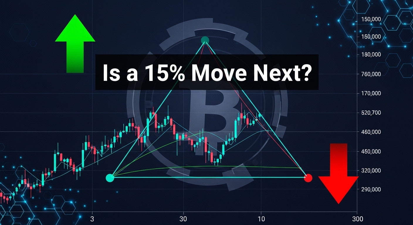 Bitcoin Consolidating in a Triangle—Is a 15% Move Next