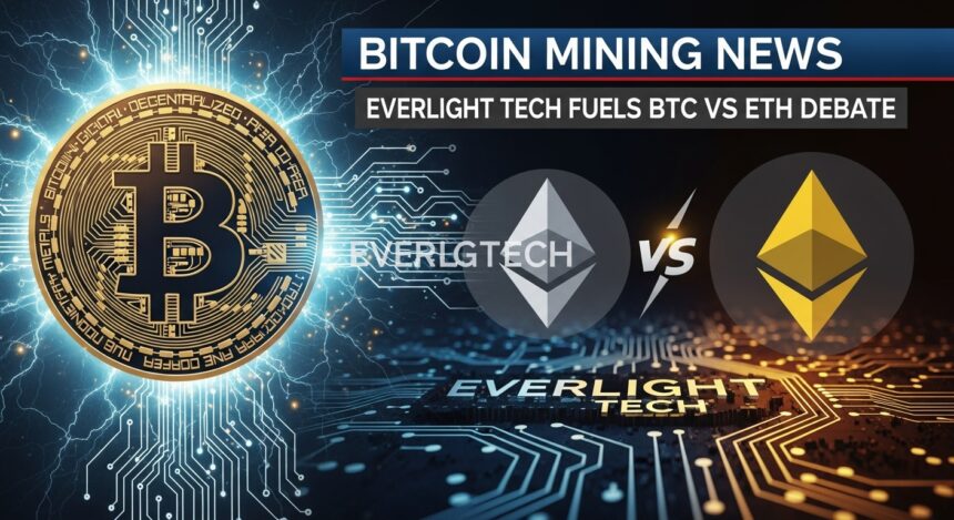 Bitcoin Mining News Bitcoin Everlight Tech Fuels BTC vs ETH Debate