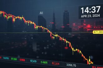 Bitcoin Slips Below $71,000 as AI-Driven Tech Rout Worsens