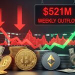 Bitcoin and Ether ETFs See $521M Weekly Outflow