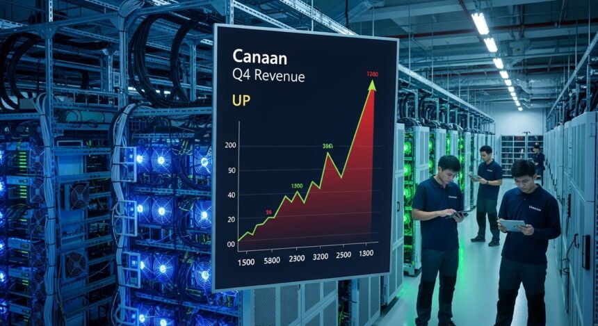 Canaan Posts Sharp Q4 Revenue Rebound on Mining Boom