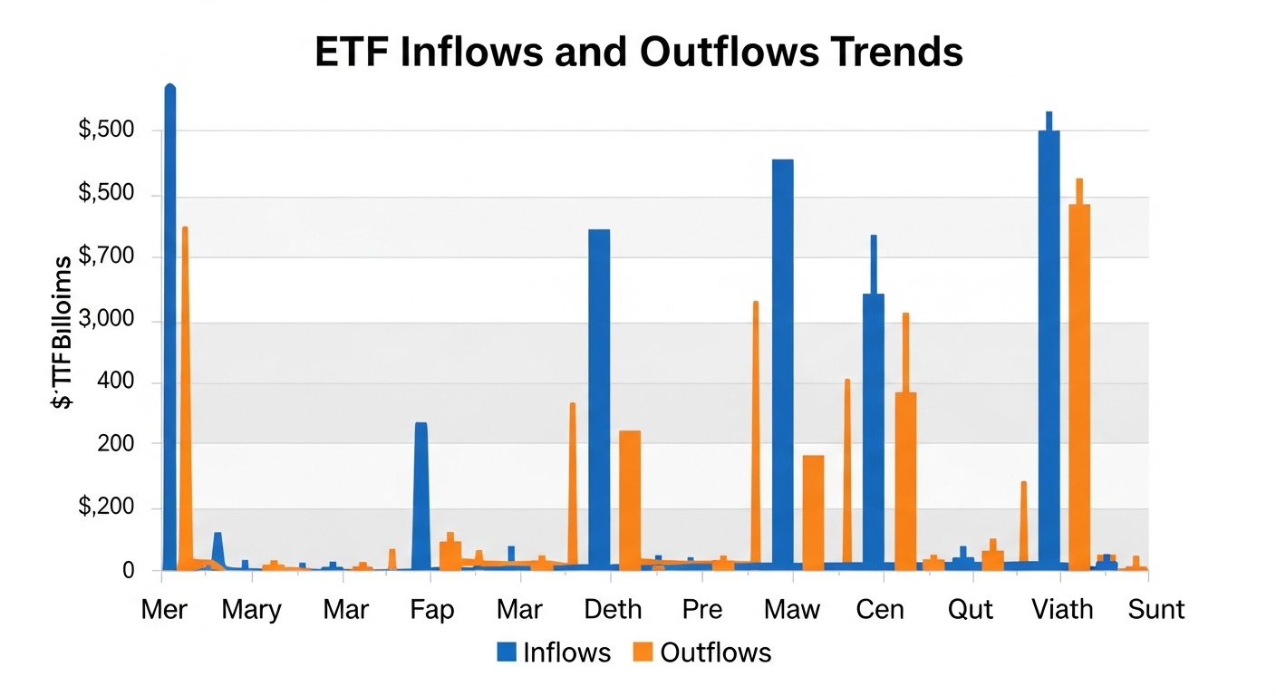 Comparing ETF Inflows and Outflows Trends