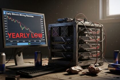 Daily Bitcoin Mining Revenue Hits Yearly Low Amid Crypto Sell-Off