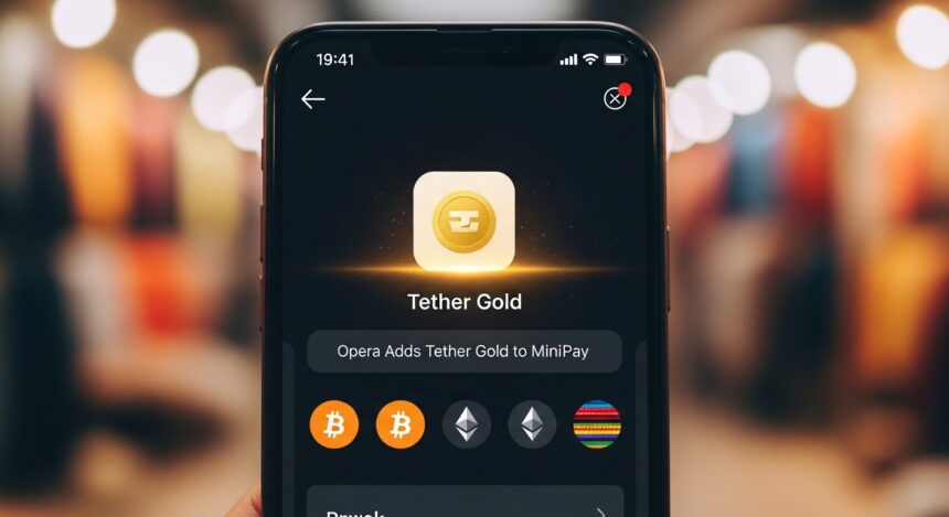 Opera Adds Tether Gold to Minipay for Emerging Market Users